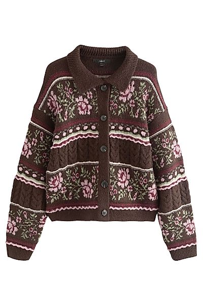 Next Strickjacke Zopfstrickjacke mit Wollanteil und günstig online kaufen