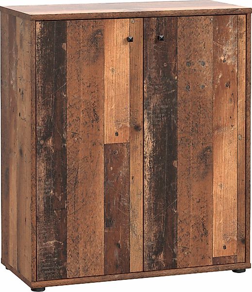 FORTE Kommode "Tempra, Kommode, 2 große Türen, Höhe 85,5 cm" Breite 73,7 cm günstig online kaufen