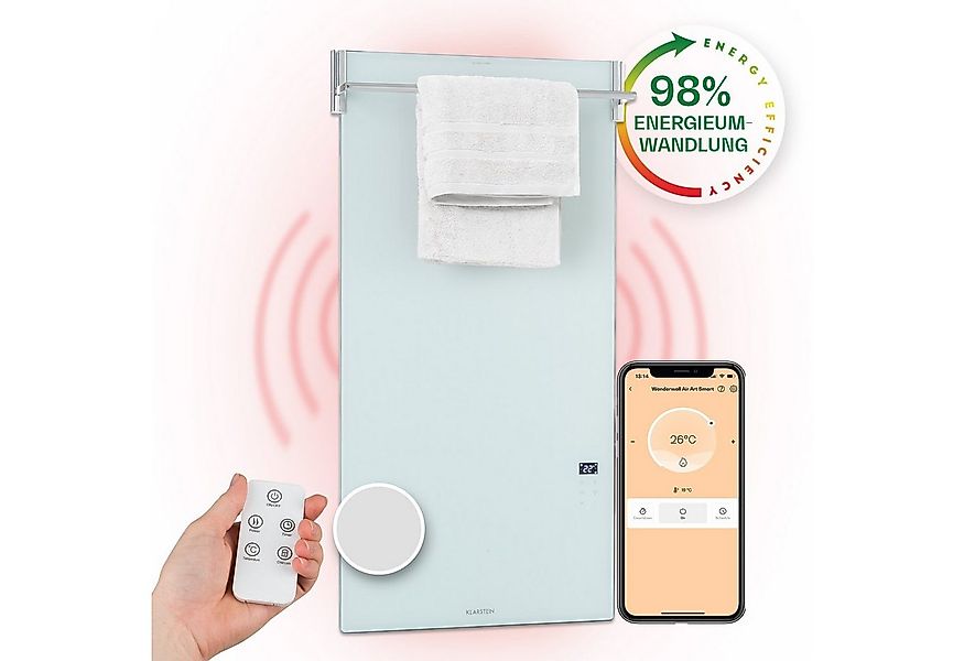 Klarstein Heizkörper Hot Spot Crystal Spotless Smart, elektrische Infrarot günstig online kaufen