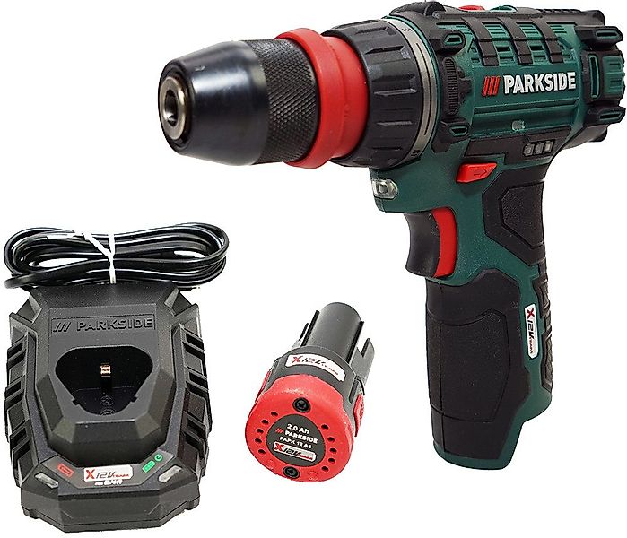 Parkside Akku-Bohrschrauber Typ »PBSA 20«, mit günstig online kaufen