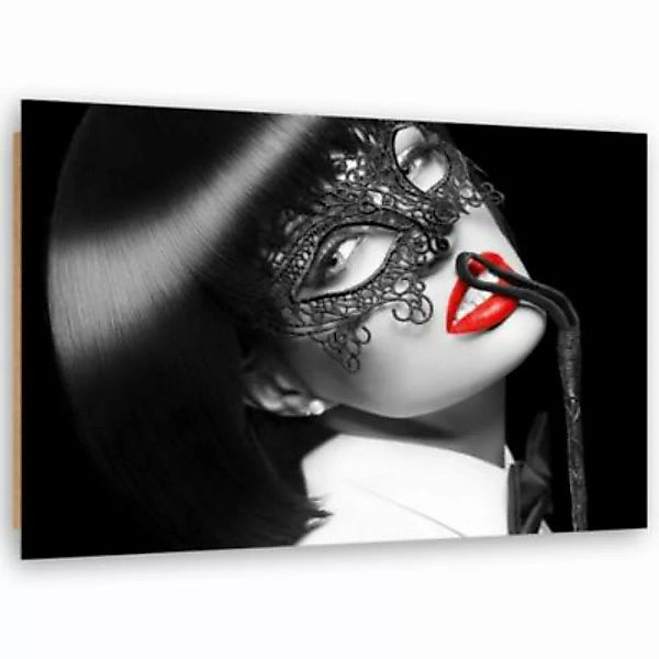 FEEBY® Kunst Frau in der Maske Leinwandbilder bunt Gr. 60 x 40 günstig online kaufen