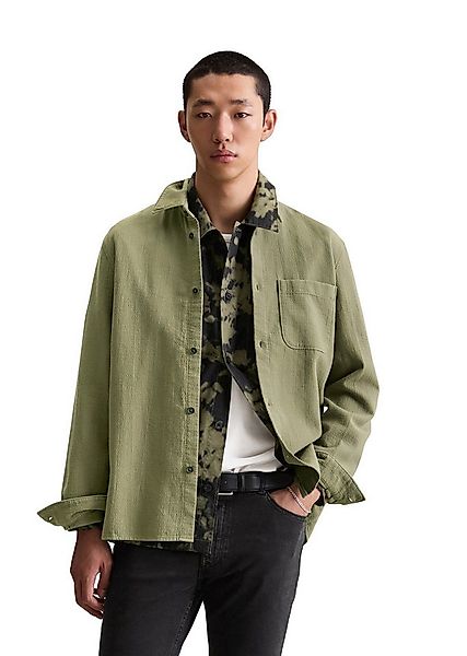Marc O'Polo DENIM Langarmhemd mit feiner Struktur günstig online kaufen