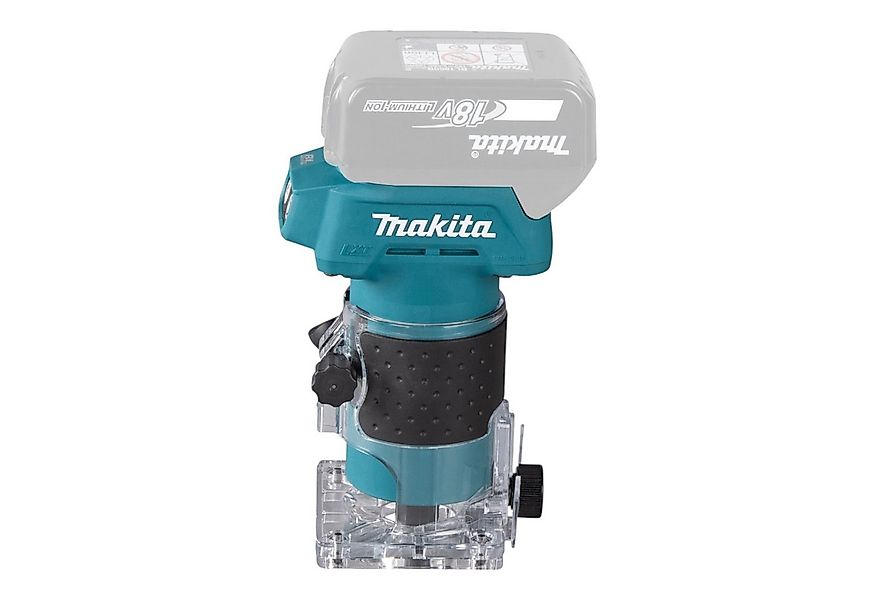Makita Oberfräse DRT 52 Z 18 V 6 mm Brushless Solo - ohne Akku, ohne Ladege günstig online kaufen