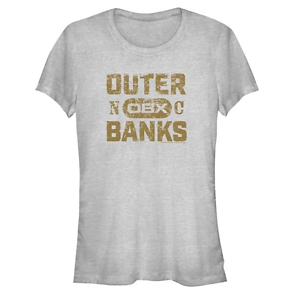 Netflix - Outer Banks - Text Distressed Type - Frauen T-Shirt günstig online kaufen