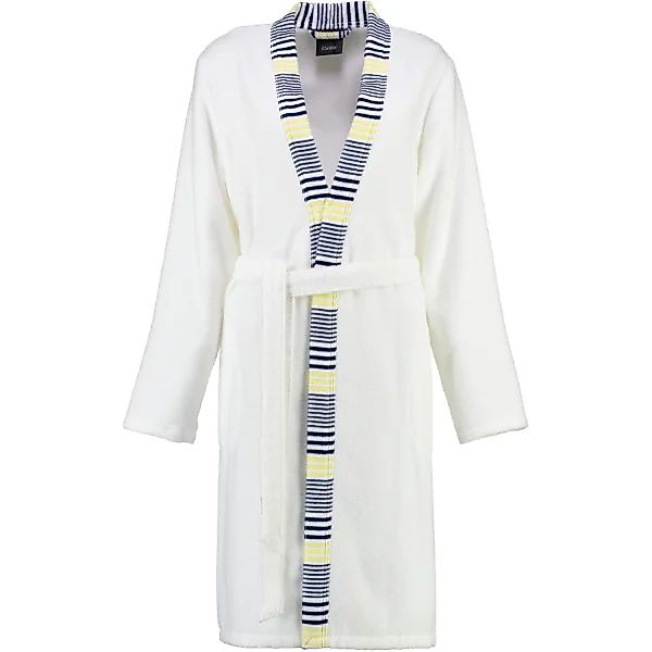 Cawö - Damen Kurzmantel Maritime Kimono 5315 - Farbe: marine-gelb - 615 günstig online kaufen