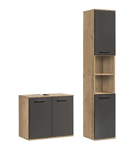 mokebo Badmöbel-Set Der Steuermann, (2-teilig), Unterschrank & Hochschrank günstig online kaufen