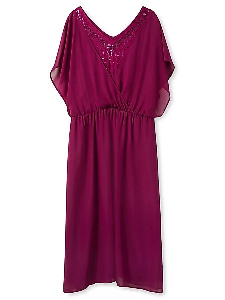 Sheego Abendkleid "Große Größen", aus Georgette, mit blickdichtem Unterklei günstig online kaufen