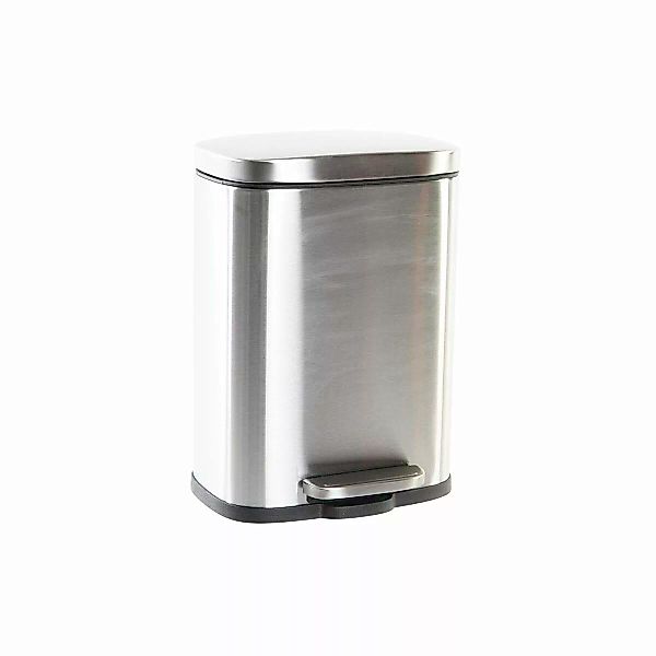 Abfalleimer Dkd Home Decor Silberfarben Edelstahl Grundlegend (21,5 X 18,5 günstig online kaufen