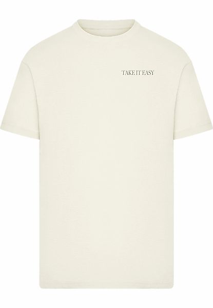 MisterTee T-Shirt "MisterTee Take It Easy Plants Tee" 1 Stk. günstig online kaufen