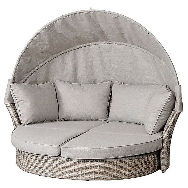 riess-ambiente Loungebett SEATTLE 195cm taupe, Einzelartikel 1 Teile, Garte günstig online kaufen