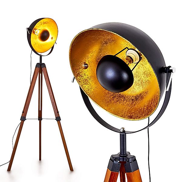 hofstein Stehlampe »Ghedi« Vintage Stehleuchte in günstig online kaufen