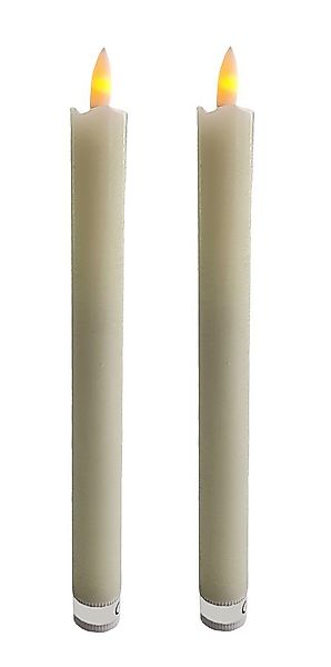 Spetebo LED-Kerze LED Stabkerzen 25 cm günstig online kaufen