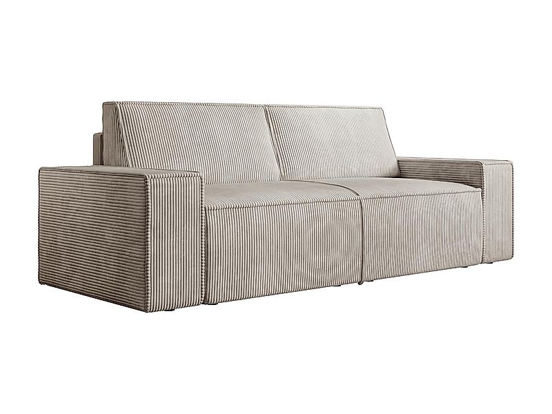 Sofa 3-Sitzer - Cord - Beige - AMELIA günstig online kaufen