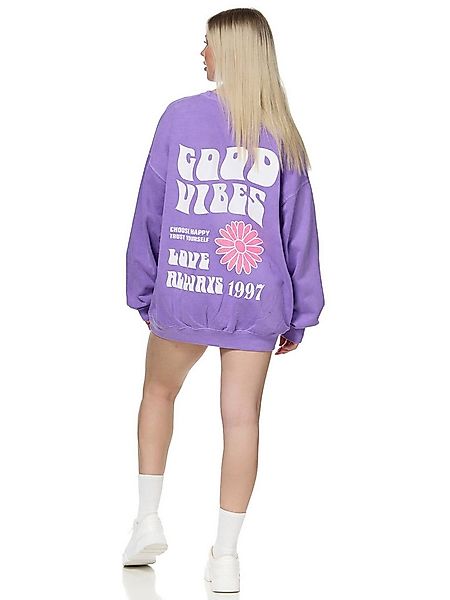Worldclassca Longsweatshirt Worldclassca Oversized Sweatshirt GOOD VIBES Pr günstig online kaufen