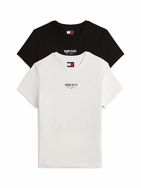Tommy Jeans Kurzarmshirt "TJW 2PACK ESSENTIAL LOGO 2 TEE", (Packung, 2 tlg. günstig online kaufen