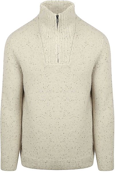 McGregor Half Zip Pullover Lammwolle Blend Ecru - Größe S günstig online kaufen