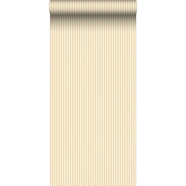 Sanders & Sanders Tapete Streifenmuster Gelb 50 x 900 cm günstig online kaufen