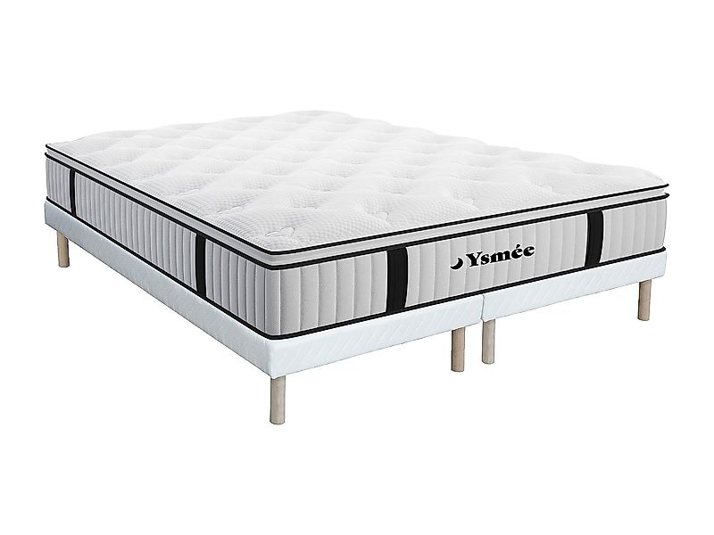 Taschenfederkernmatratze-Bettgestell-Set - 180 x 200 cm - mit integriertem günstig online kaufen