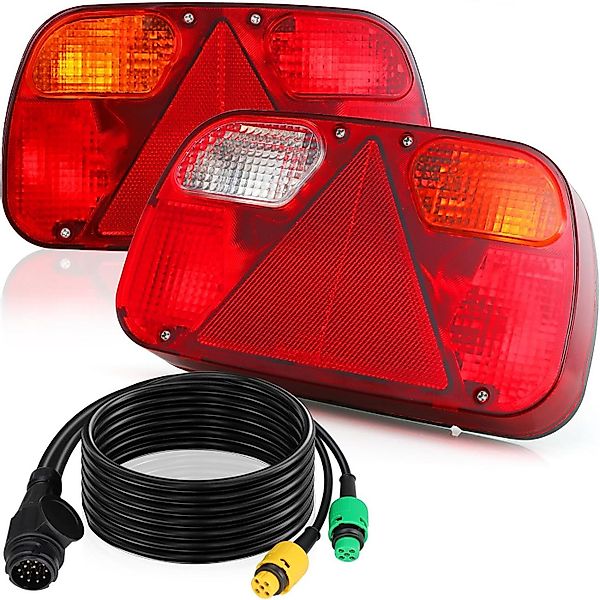 TLGREEN Anhänger-Rückleuchte 13 polig 12V Anhängerbeleuchtung Rücklichter m günstig online kaufen