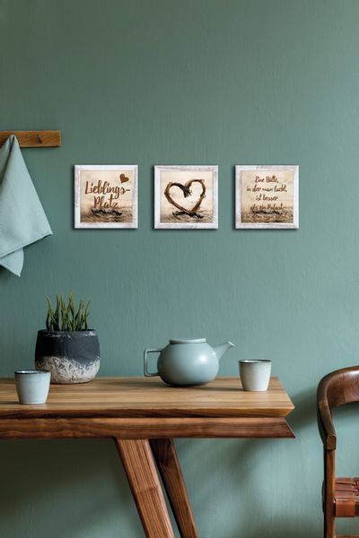 Bönninghoff Bild mit Rahmen "Lieblingsplatz, Herz" 1 Stk. tlg. günstig online kaufen
