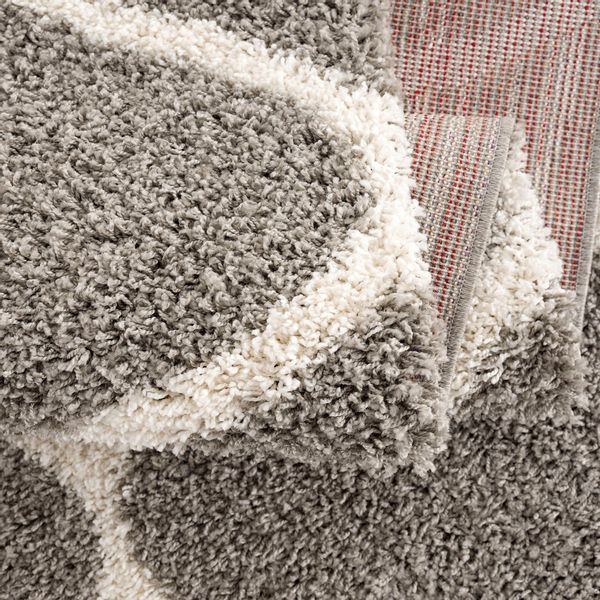 Sanat Hochflor-Teppich "Madrid" rund 30 mm Höhe Wohnzimmer, Langflor, Shagg günstig online kaufen