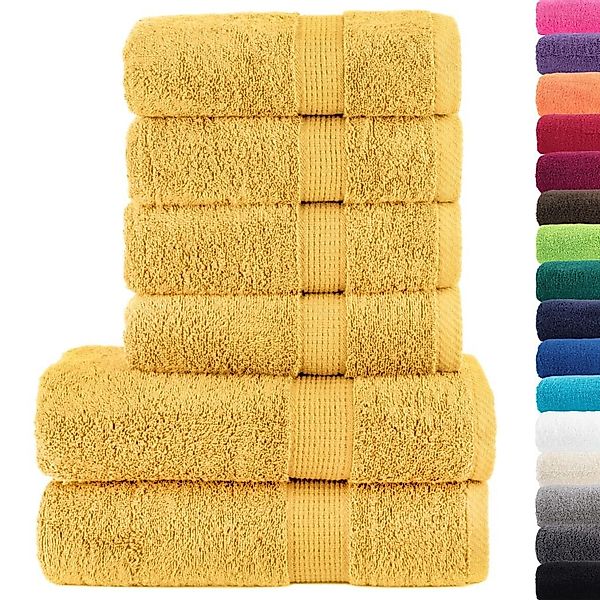 vidaXL Handtuch 6 tlg. Premium-Handtuch-Set SOLUND günstig online kaufen
