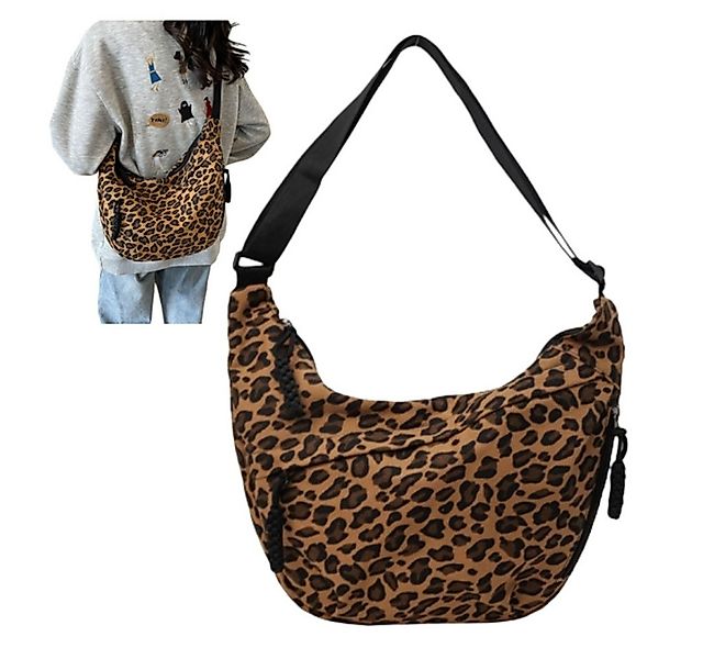 VEKROBOT Schultertasche Damen Handtasche Leopardenmuster. Als Umhängetasche günstig online kaufen