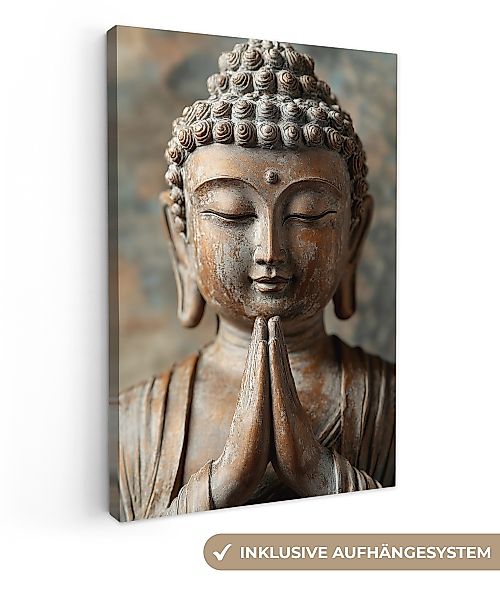 OneMillionCanvasses® Leinwandbild Buddha - Statue - günstig online kaufen