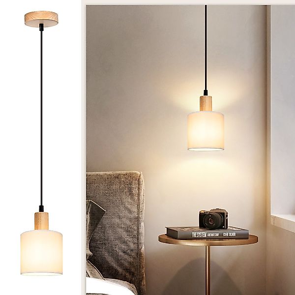 Nettlife Pendelleuchte Holz Esstisch 1/3 Flammig günstig online kaufen