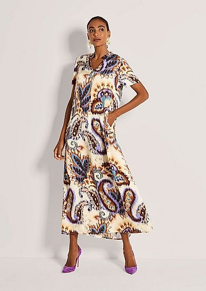 MADELEINE Maxikleid Druckkleid mit Paisley-Muster Viskosekleid mit V-Aussch günstig online kaufen