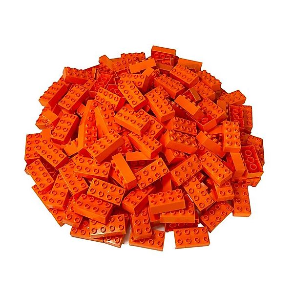LEGO® Spielbausteine LEGO® Duplo 2x4 Steine Orange - 50 Stück - Grundbauste günstig online kaufen