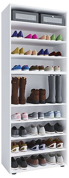 VCM Schuhschrank XXL Holz Großer Schuhschrank Schuhregal Lona 9 günstig online kaufen