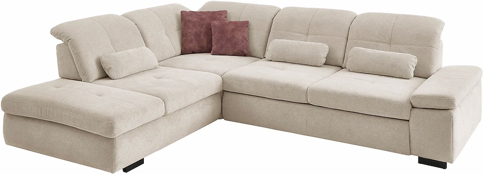 Die PlanBar Ecksofa "MP-IN16012 L-Form mit Federkern-Polsterung", inkl. Sit günstig online kaufen