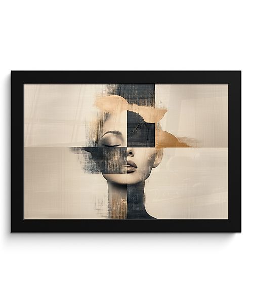 MuchoWow Poster Gold - Frau - günstig online kaufen