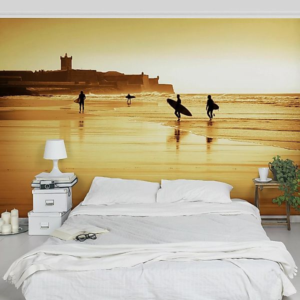 Fototapete Surfer Beach günstig online kaufen