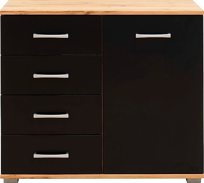 priess Kombikommode "Barcelona mit 4 Schubkästen und Tür in 6 Farben" günstig online kaufen