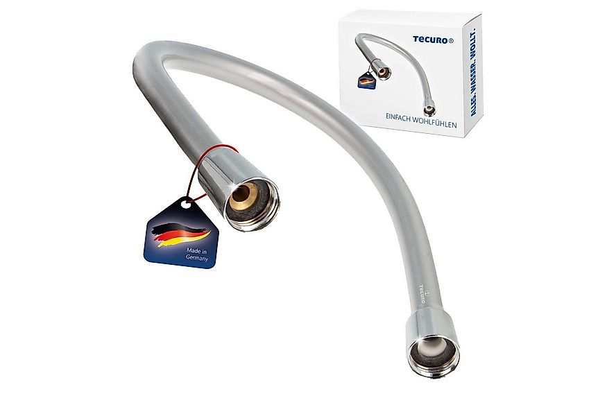 tecuro Brauseschlauch PREMIUM Brauseschlauch silberglatt - verdrehsicher günstig online kaufen