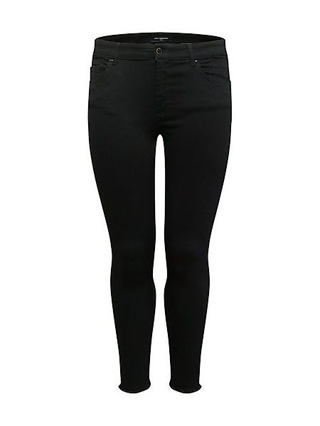 Carmakoma by Only Damen Jeans CARWILLY LIFE REG SK ANK - Skinny Fit - Schwa günstig online kaufen
