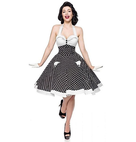 BELSIRA A-Linien-Kleid Vintage-Swing-Kleid 50er Jahre Pin Up Rockabilly Ret günstig online kaufen