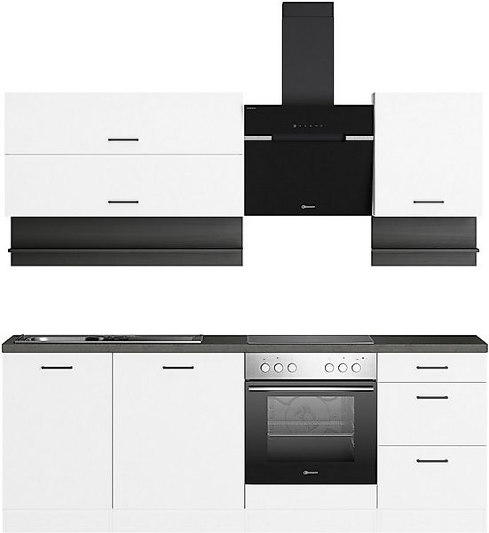 KOCHSTATION Küchenzeile KS-Betty, Breite 220 cm, mit E-Geräten von Bauknech günstig online kaufen