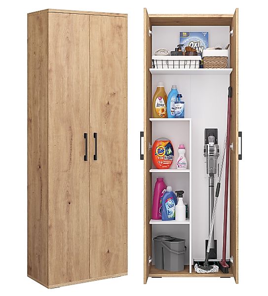 Bellamio Mehrzweckschrank Apol (Besenschrank Eichenoptik) mit günstig online kaufen