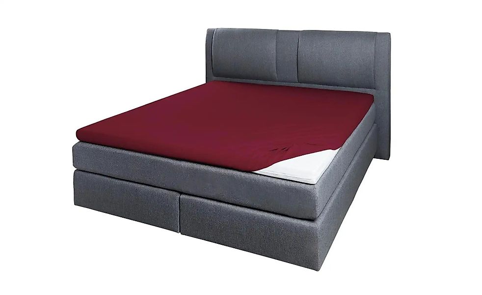 Jersey-Elastan Topperlaken   ¦ rot ¦ Maße (cm): B: 190 H: 10 Bettwaren > Be günstig online kaufen