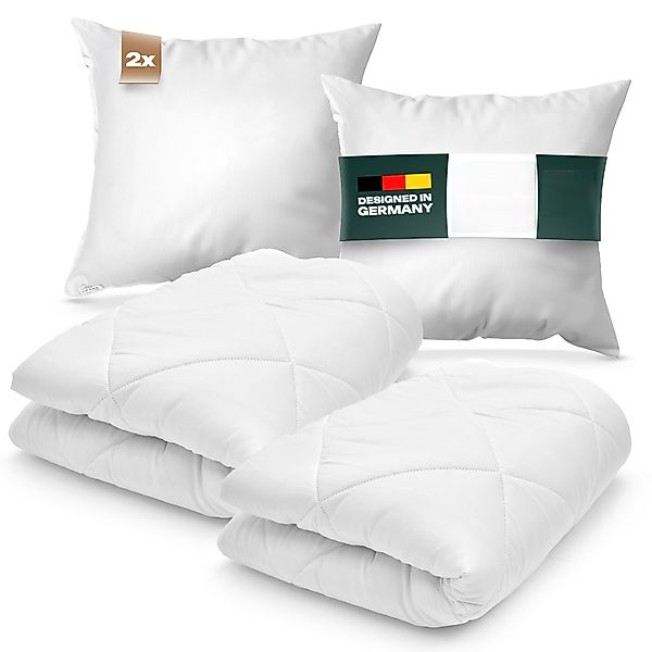 DILUMA Bett-Set Set Bettdecke Kopfkissen und günstig online kaufen