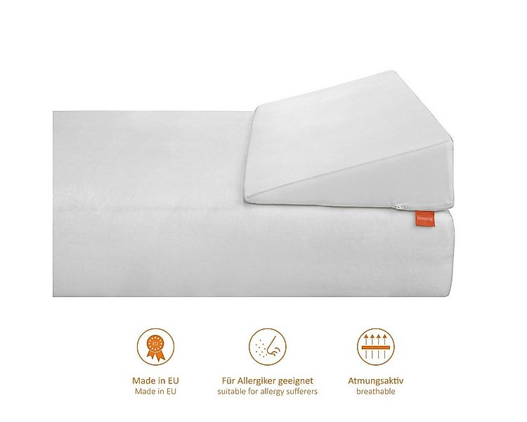 Matratzenkeil und Bücherkissen sleepling, formstabil, atmungsaktiv, drucken günstig online kaufen