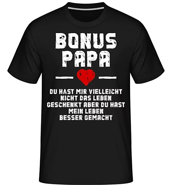 Bonus Papa white · Shirtinator Männer T-Shirt günstig online kaufen