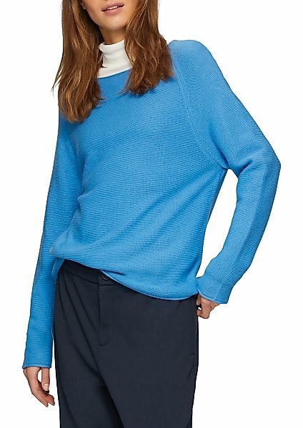 s.Oliver Strickpullover mit U-Boot Ausschnitt günstig online kaufen