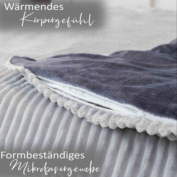 Buymax Bettwäsche Teddy Plüsch Cord, Fleece, günstig online kaufen