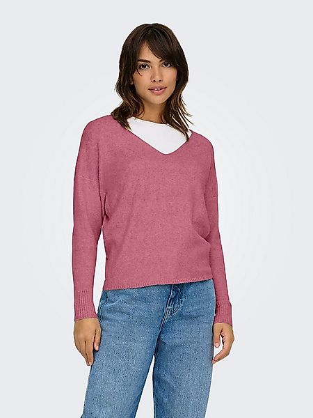 ONLY V-Ausschnitt-Pullover ONLRICA LIFE L/S V-NECK PULLO KNT NOOS günstig online kaufen
