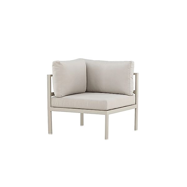 ebuy24 Copacabana Gartensofa Eckteil Beige Sitzhöhe cm 30 Sitzbreite cm 70 günstig online kaufen