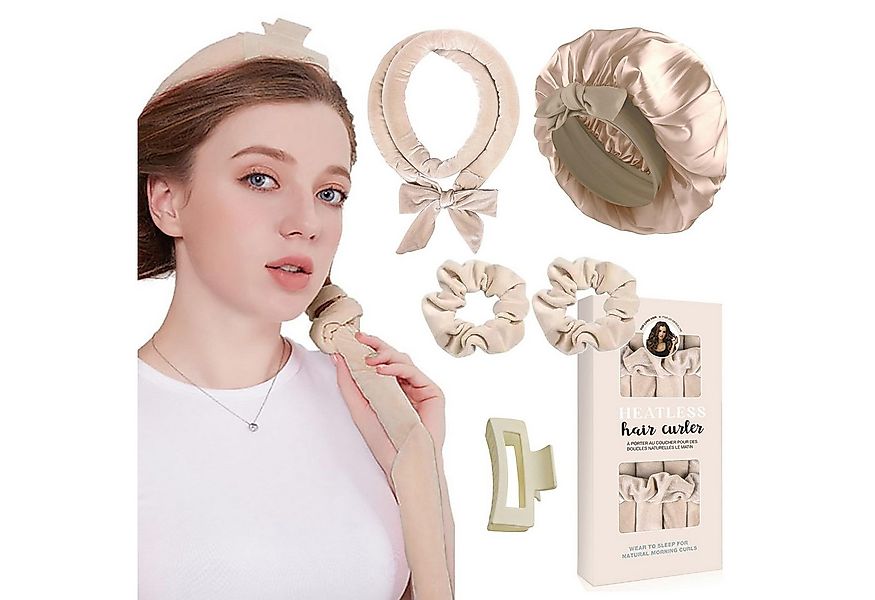 FOUORTUNATE-BEE Lockenwickler Locken Ohne Hitze Samt Lockenwickler Über Nac günstig online kaufen